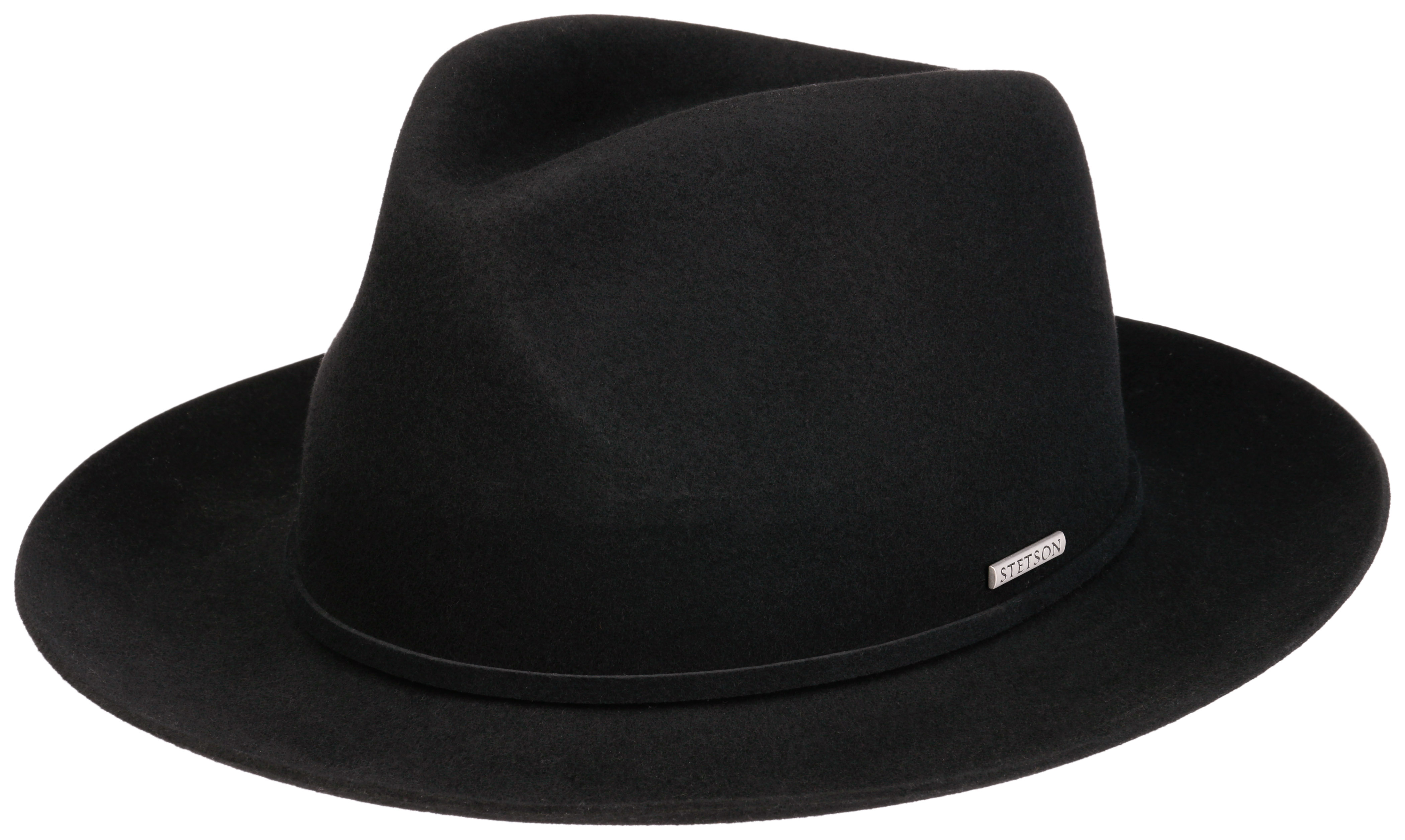 Fedora med skuren kant från Stetson, säljs på Hospitalsgatan 16 - 2