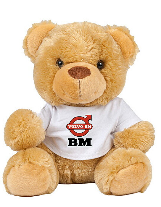 Nalle med vit T-Shirt - Volvo BM2