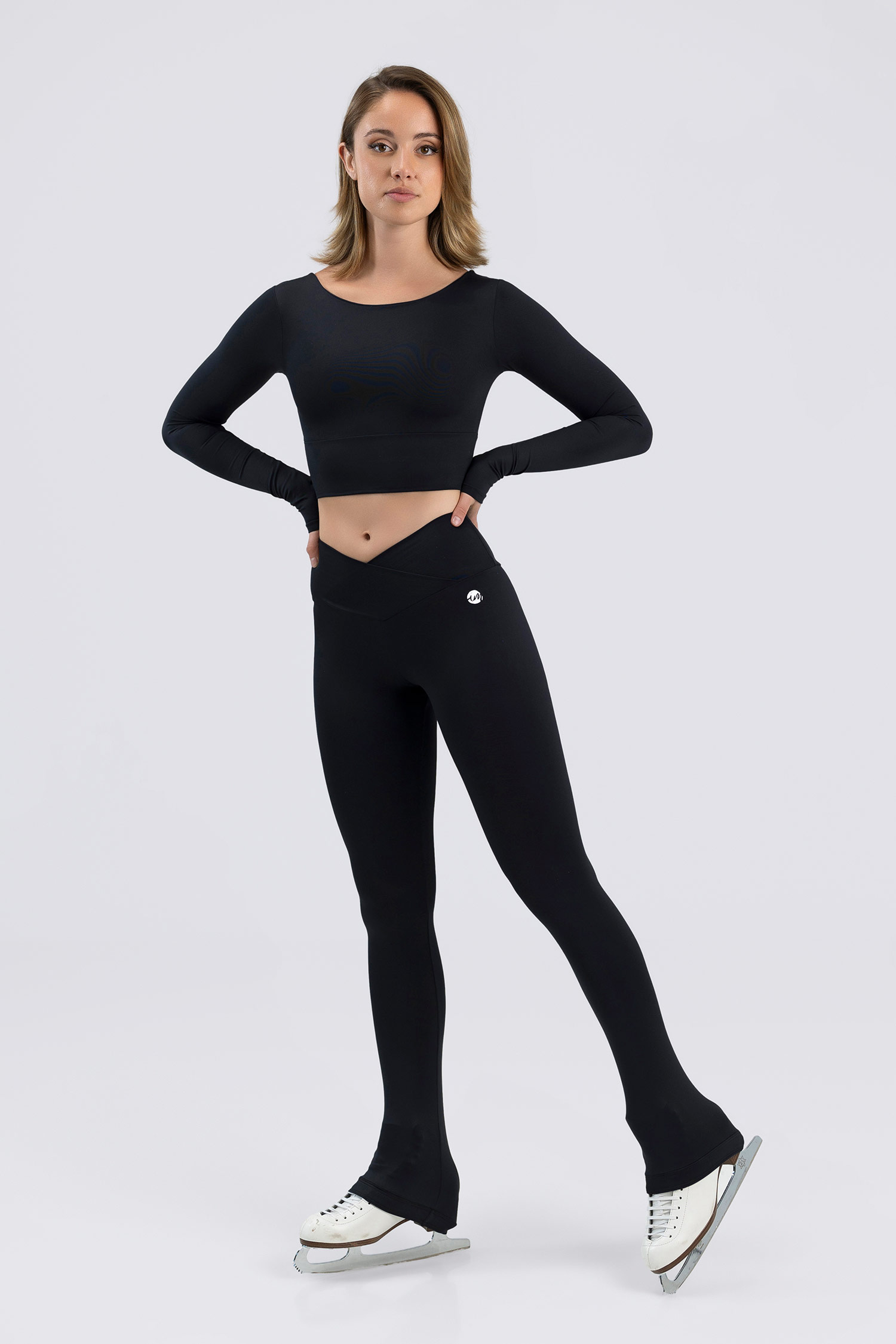 Mikrofiberbyxor som kan dras över skridskon  - 2
