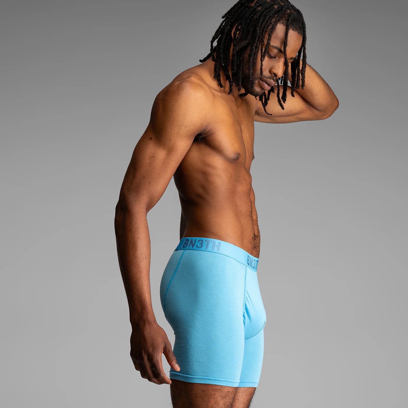CLASSIC ICON BOXER BRIEF SOLID - ETHEREAL BLUE - 4