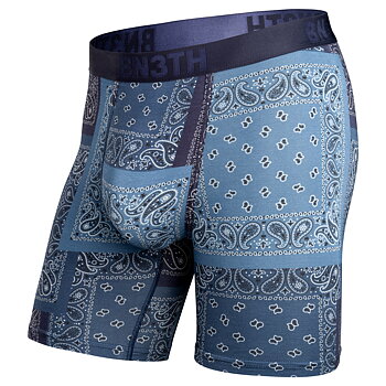CLASSIC ICON BOXER BRIEF PRINT -  COWBOY BANDANA- NAVY