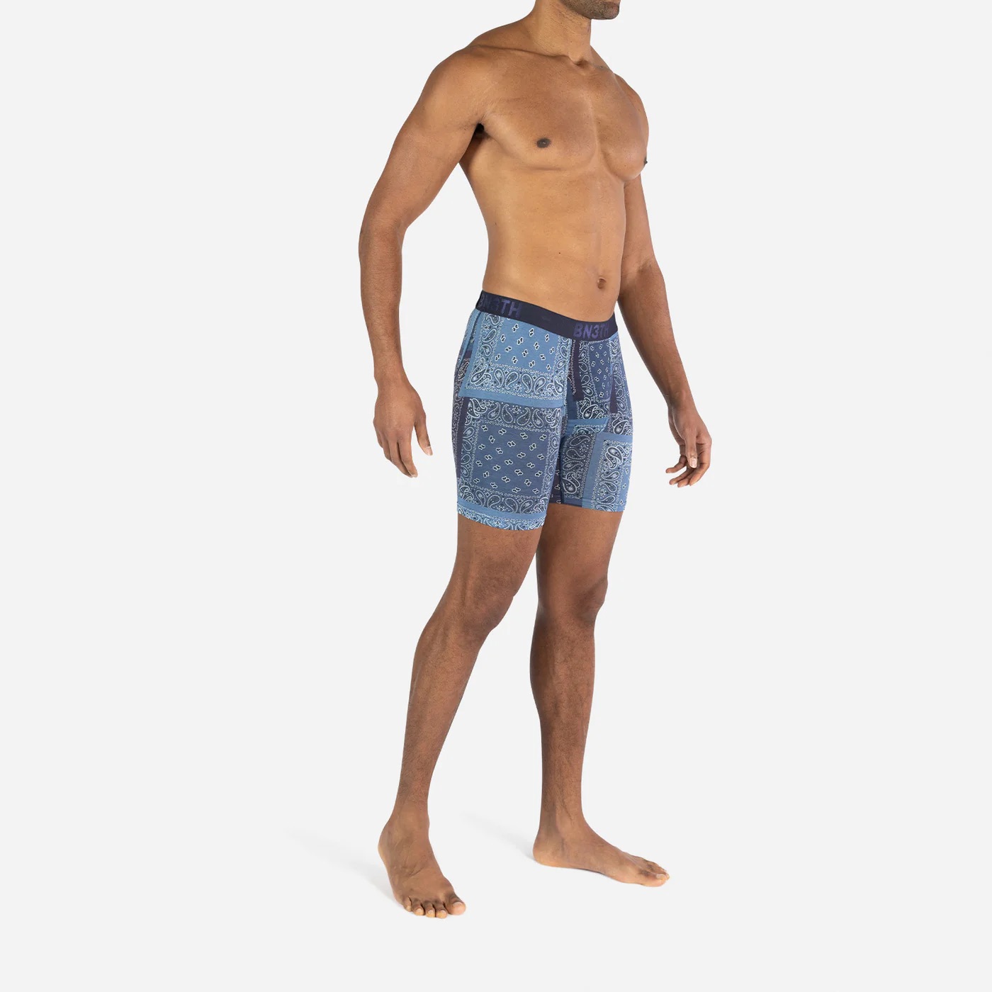 CLASSIC ICON BOXER BRIEF PRINT -  COWBOY BANDANA- NAVY - 2