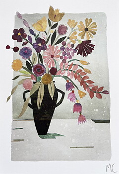 Vykort "Sommarblommor"