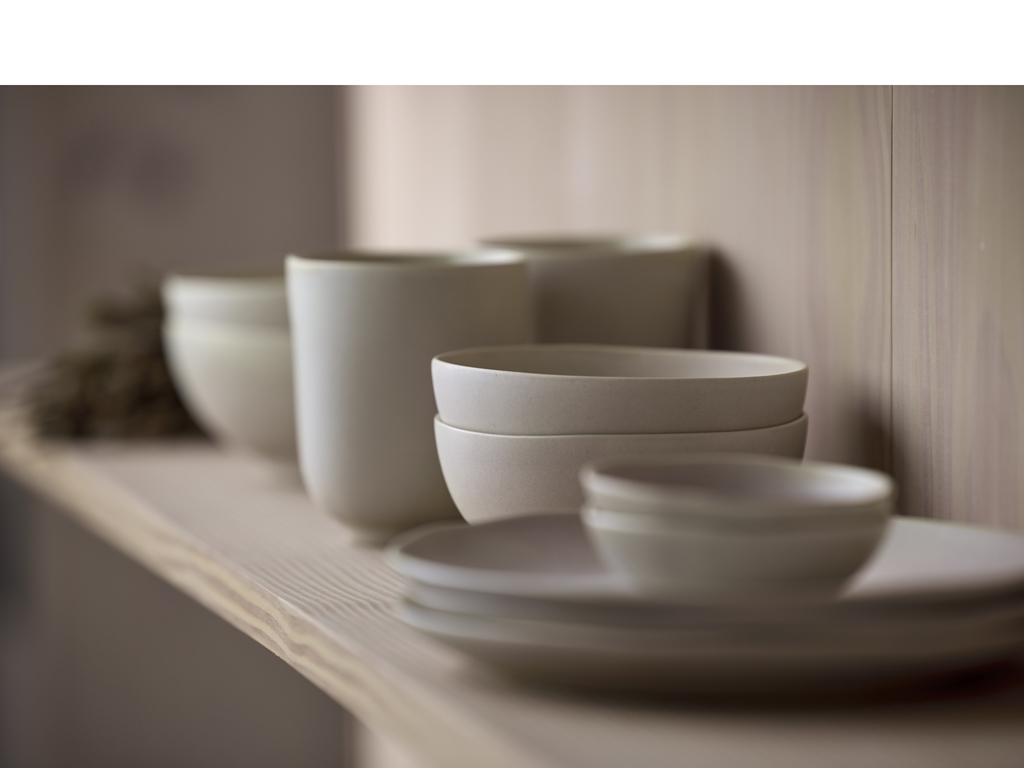 Villa Collection Shoku Sojaskål Diameter 9  cm Soft Beige - 4