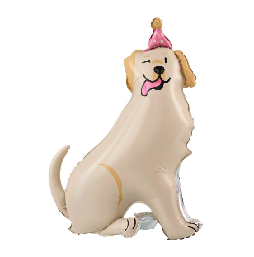 Folieballong - Hund "Golden retreiver"