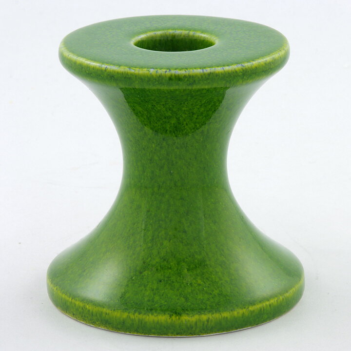 スティグ・リンドベリ  Tingシリーズ  緑色のキャンドルホルダー  8cm  1969年 (2)