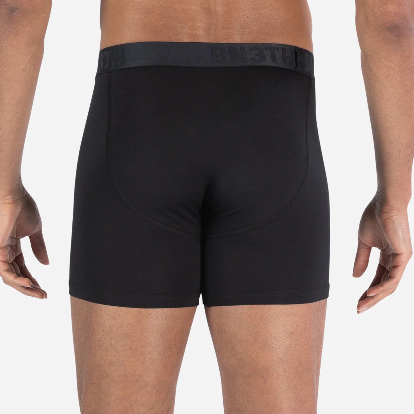 CLASSIC ESSENTIALS BOXER BRIEF SOLID - BLACK - 4