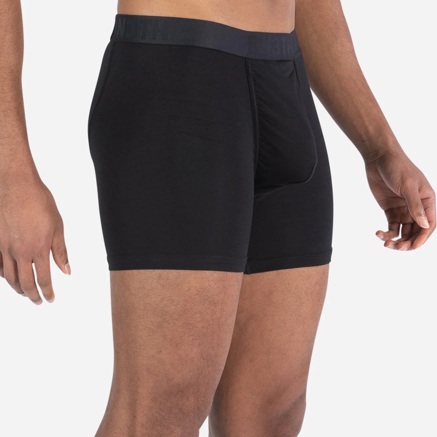 CLASSIC ESSENTIALS BOXER BRIEF SOLID - BLACK - 5