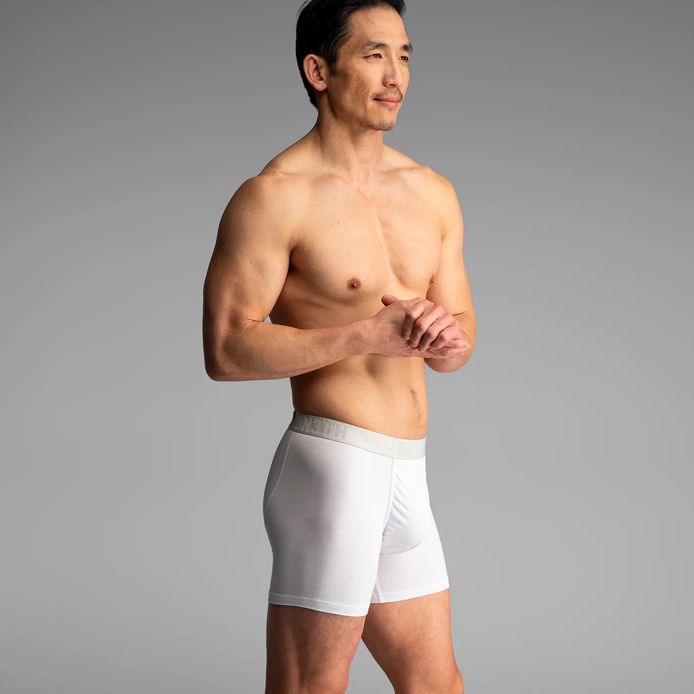 CLASSIC ESSENTIALS BOXER BRIEF SOLID - WHITE - 4