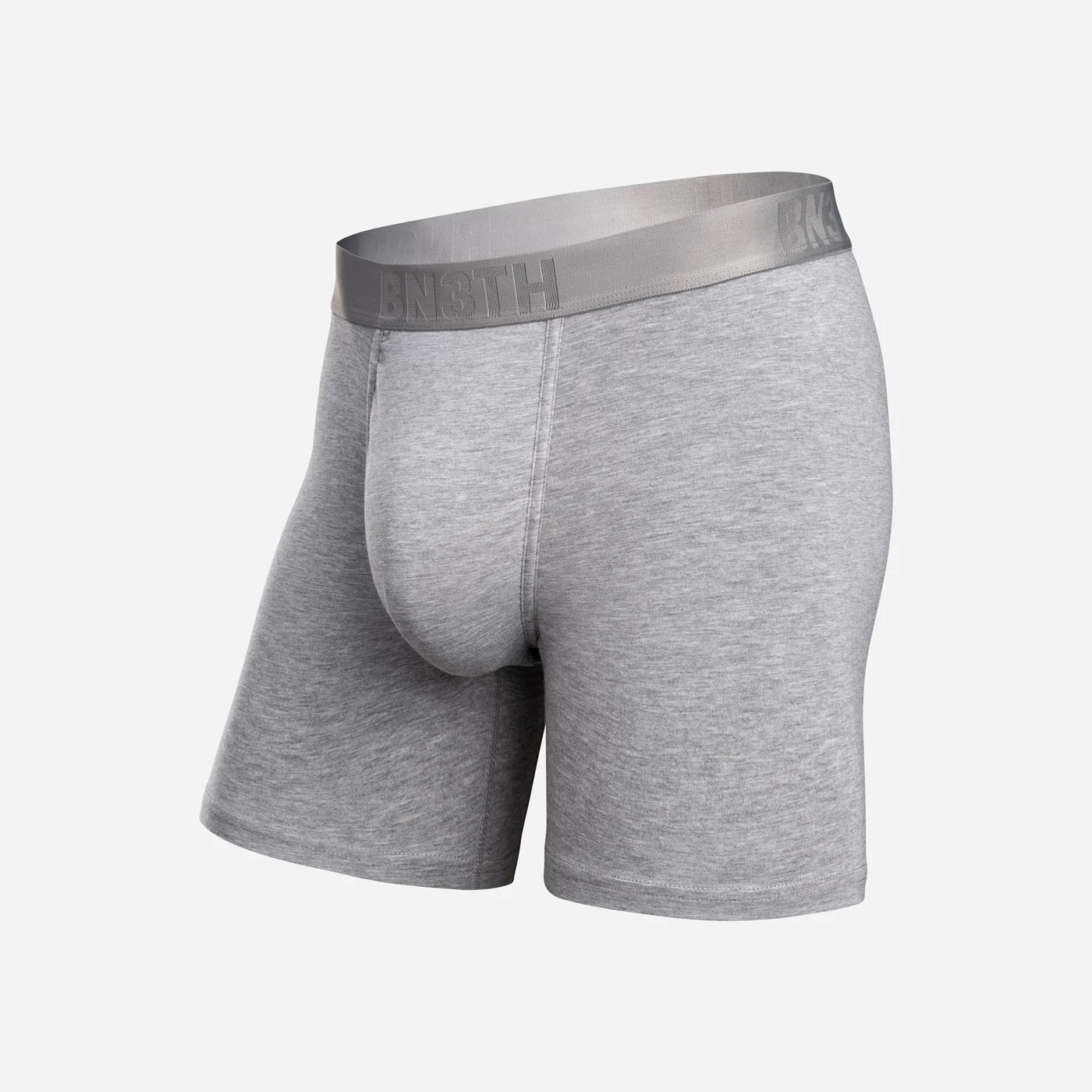 CLASSIC ESSENTIALS BOXER BRIEF SOLID - HEATHER GREY
