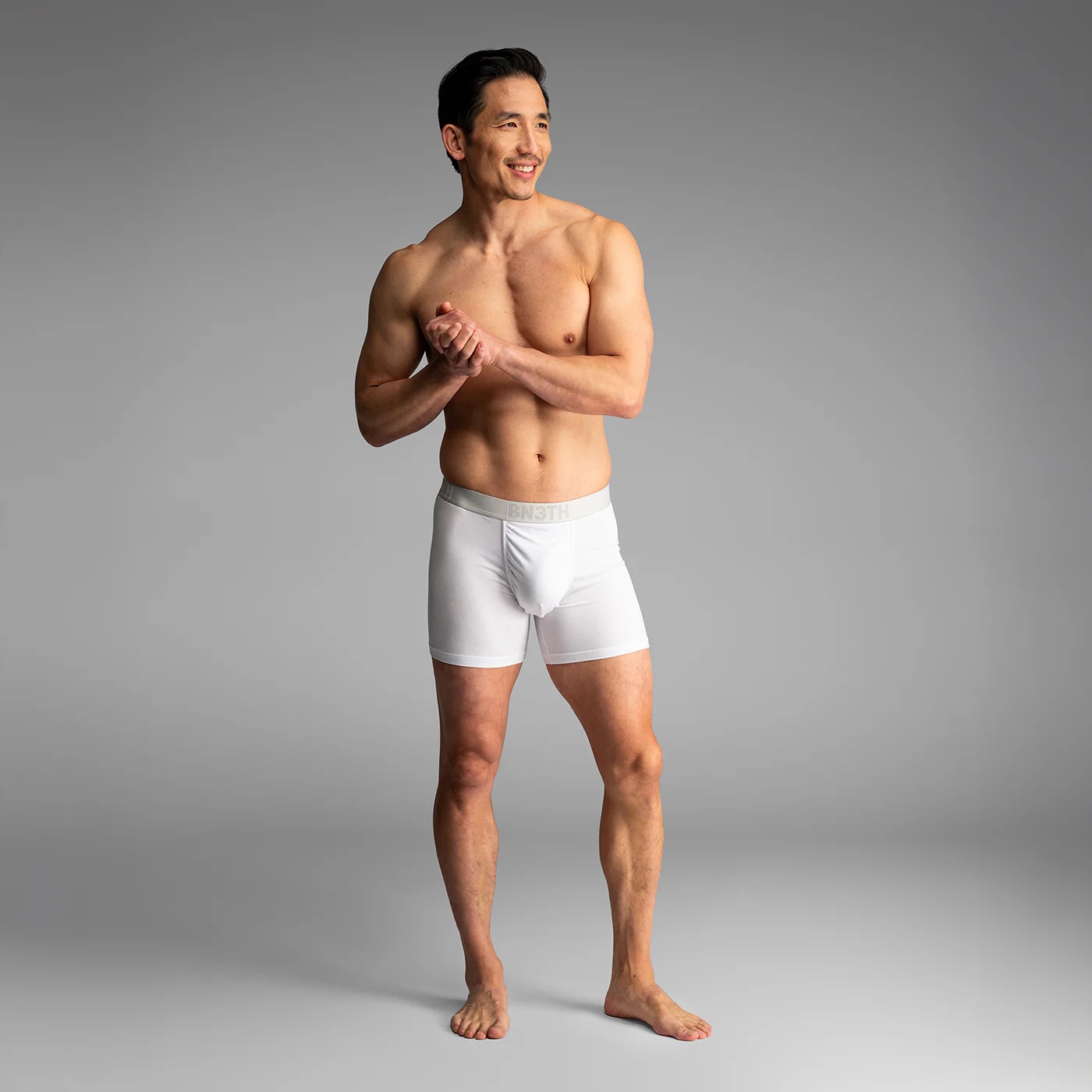 CLASSIC ESSENTIALS BOXER BRIEF SOLID - BLACK/HEATHER GREY/WHITE 3 PACK - 6