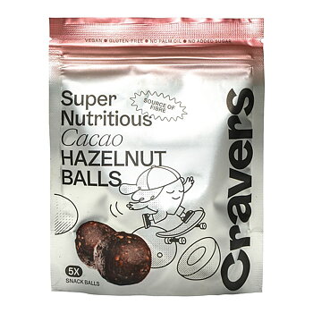Hasselnötsbollar med choklad cravers