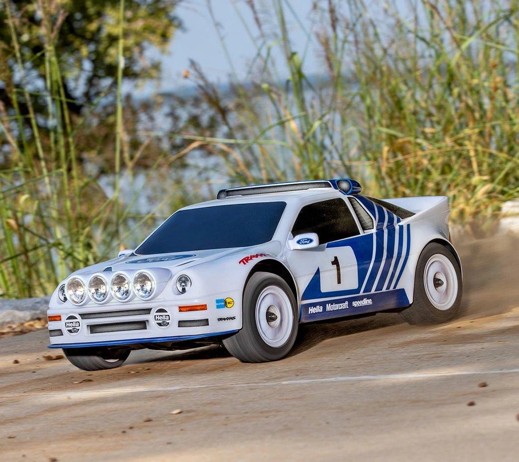 Traxxas Mini Rally Ford RS200 RTR TQi VXL-3s Vit - USB-C Laddare / 2s LiPo - 19