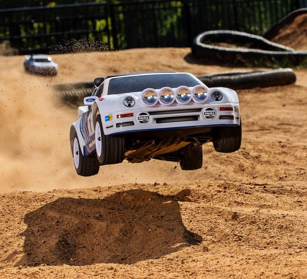 Traxxas Mini Rally Ford RS200 RTR TQi VXL-3s Vit - USB-C Laddare / 2s LiPo - 14
