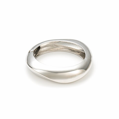 Bangle bracelet Metal Square Silver