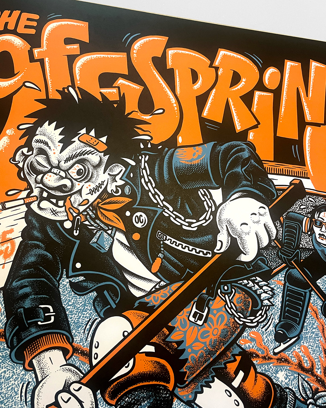 Official The Offspring Stockholm Event Poster by Martin Ander - 3