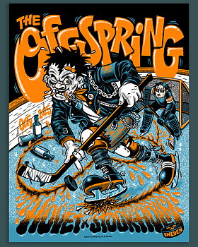 Official The Offspring Stockholm Event Poster by Martin Ander