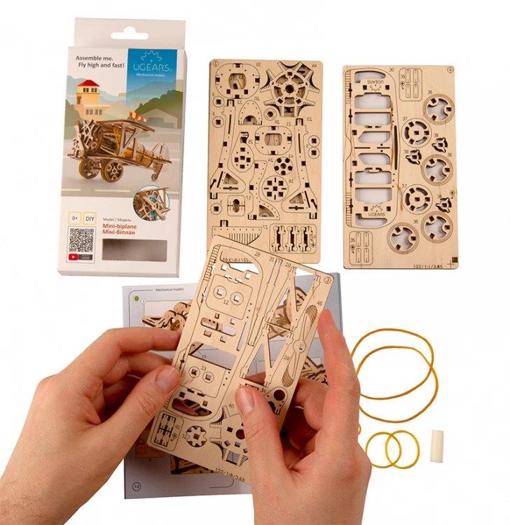 Ugears Mini-Biplane - 4