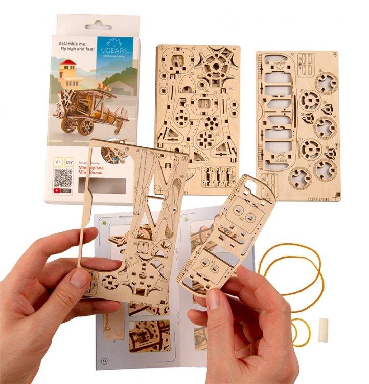 Ugears Mini-Biplane - 5