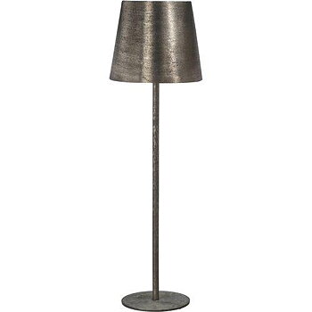Base bordslampa i metall – råsilver, 57 cm