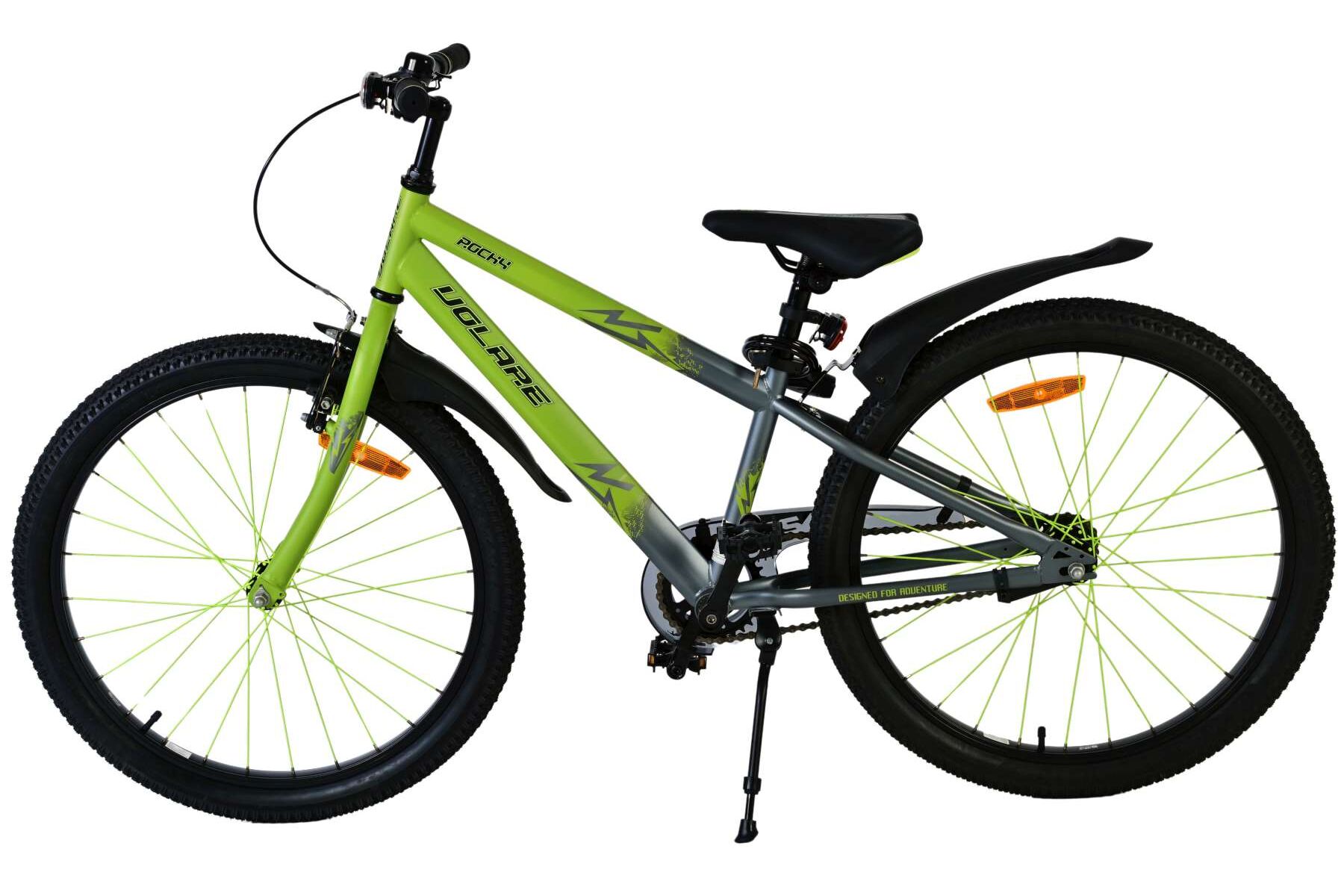 Barncykel Volare Rocky 24 Tum - Grön för barn 8-10 år - 6