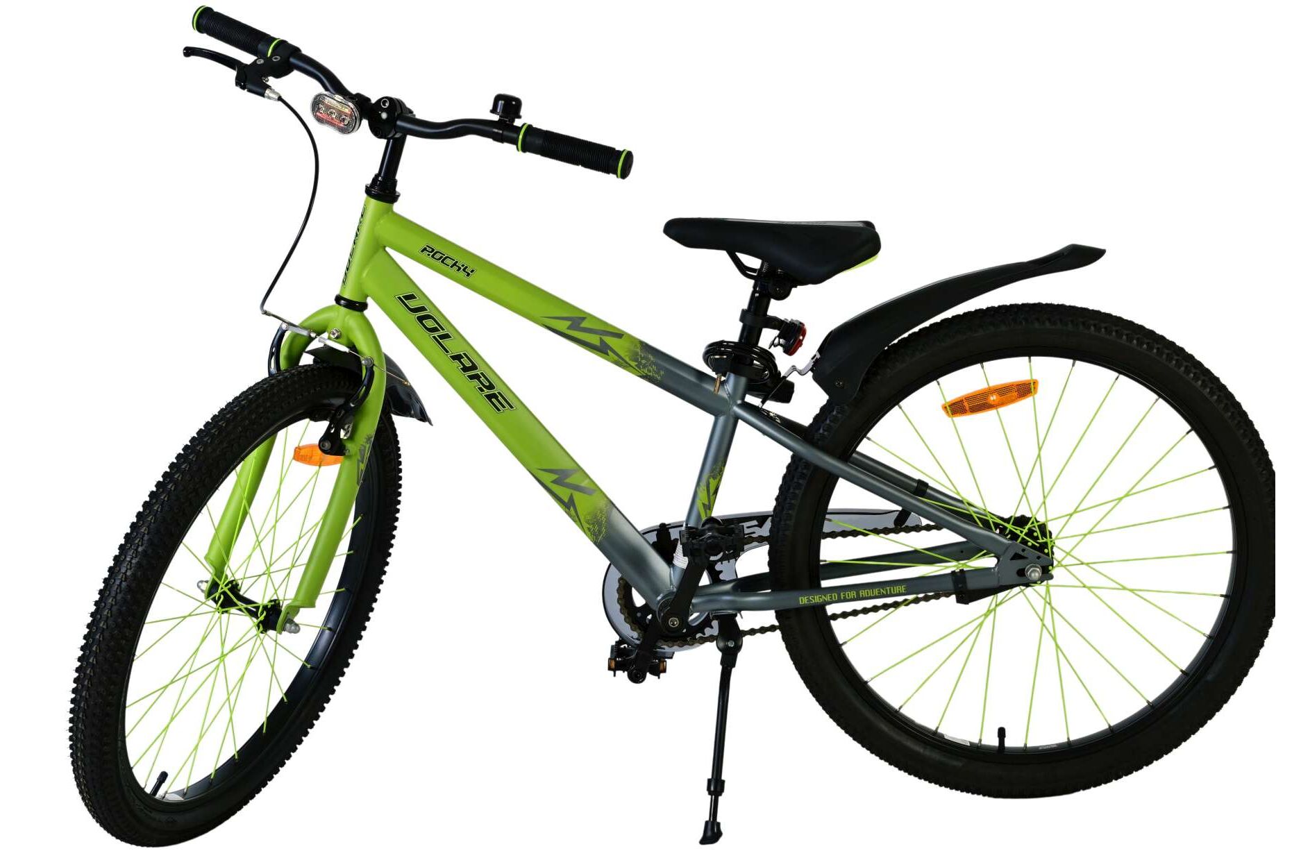 Barncykel Volare Rocky 24 Tum - Grön för barn 8-10 år - 7