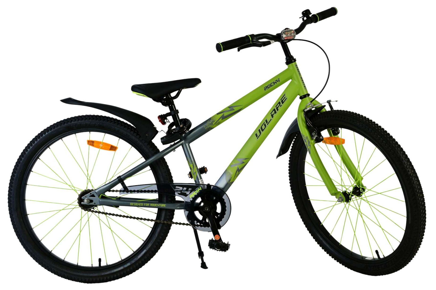 Barncykel Volare Rocky 24 Tum - Grön för barn 8-10 år - 9
