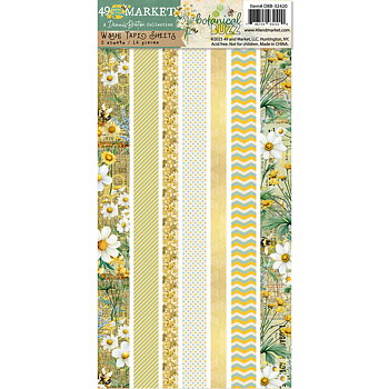 49 And Market - Washi Tape Sheet Set - Botanical Buzz Collection 