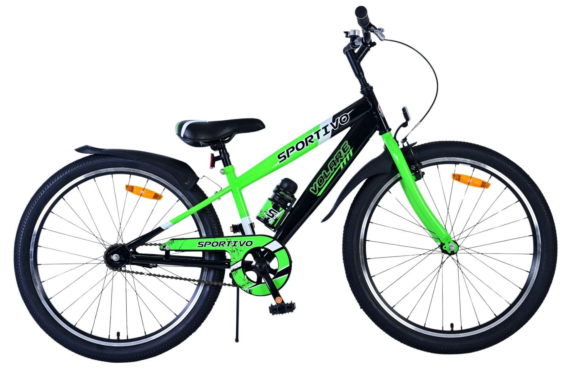 Barncykel Volare Sportivo 24 Tum - Grön för barn 8-10 år - 10