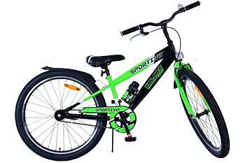 Barncykel Volare Sportivo 24 Tum - Grön för barn 8-10 år