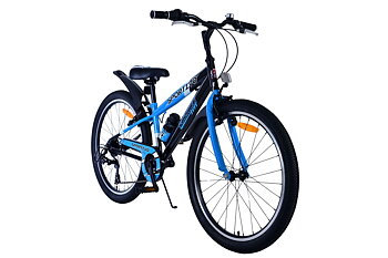 Barncykel Volare Sportivo 24 Tum - 7 växlar Blå för barn 8-10 år