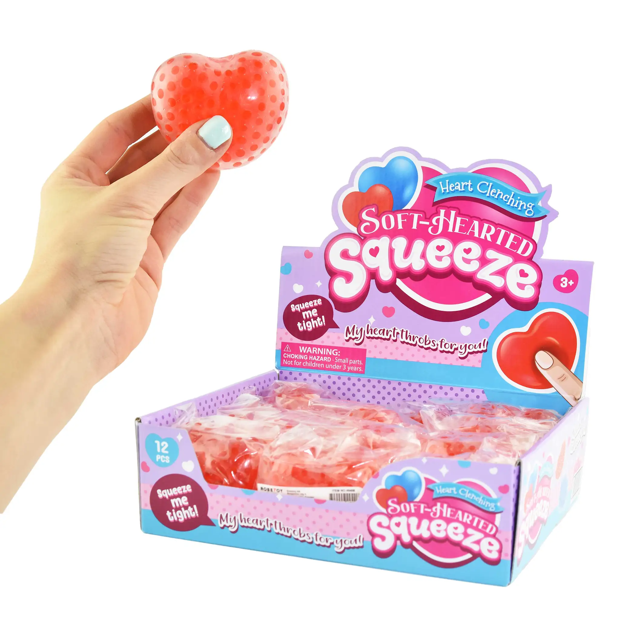 Squeeze Heart 7 cm, 1 st - Robetoy