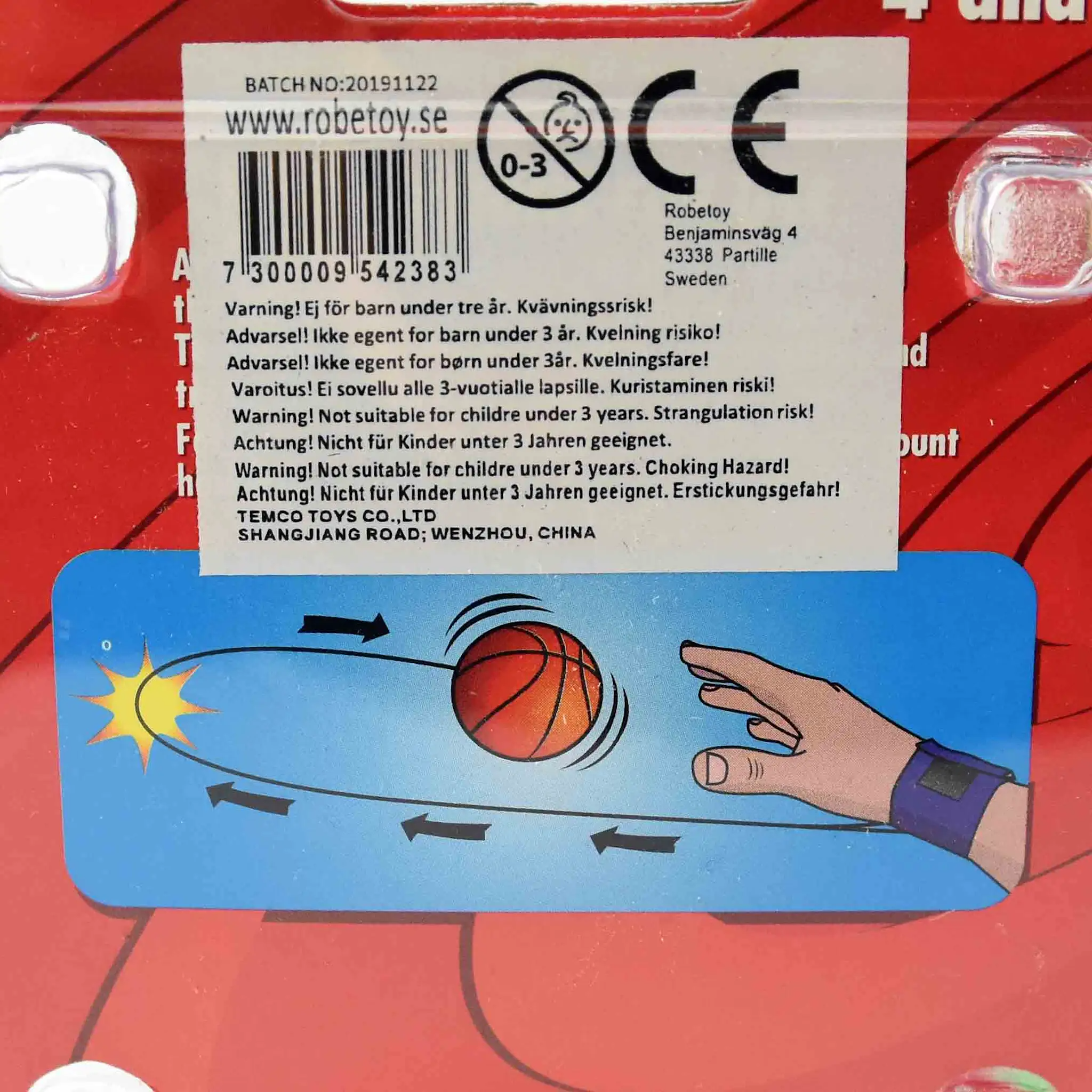 Ball With String - Robetoy - 2