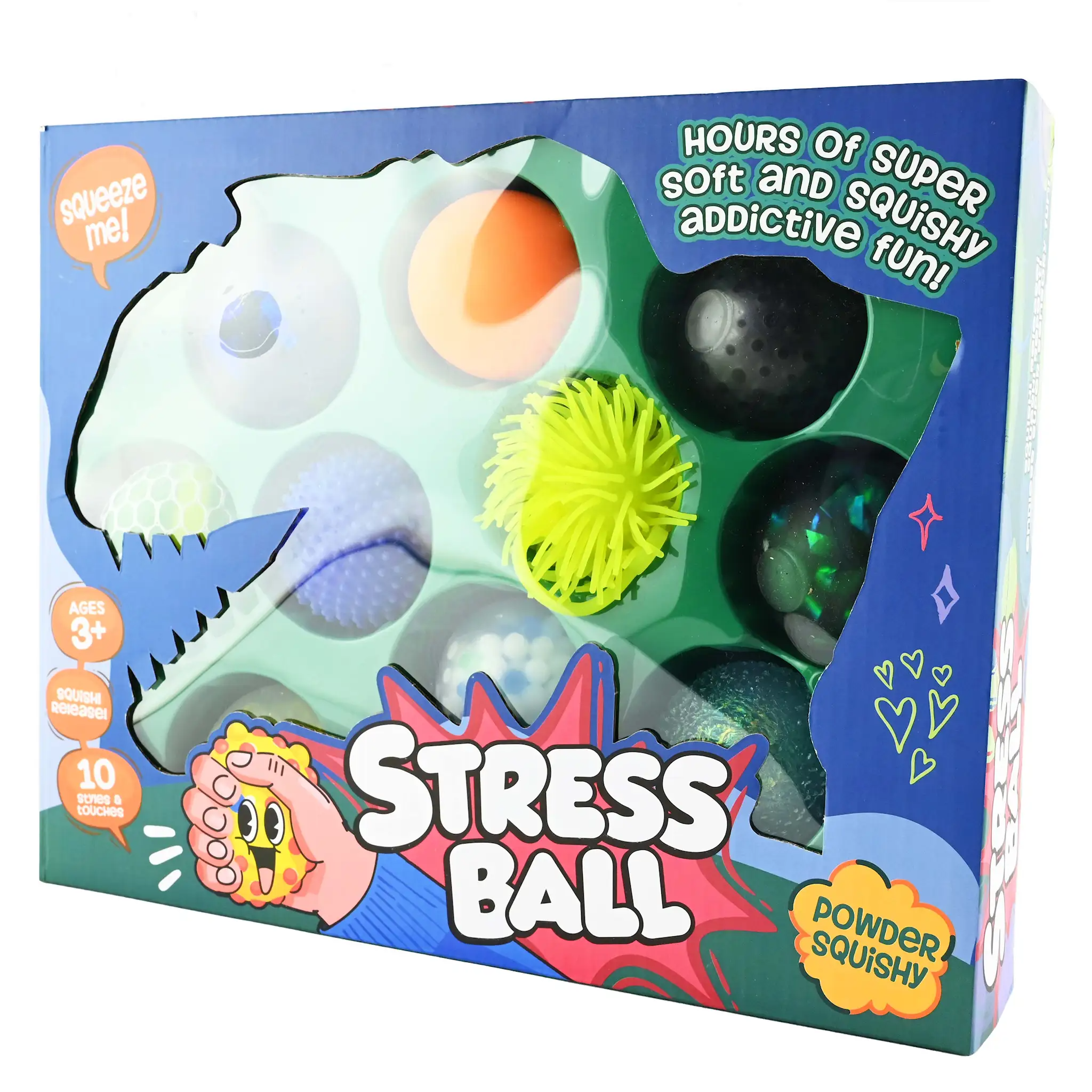Squeeze Ball Set Dino - Robetoy