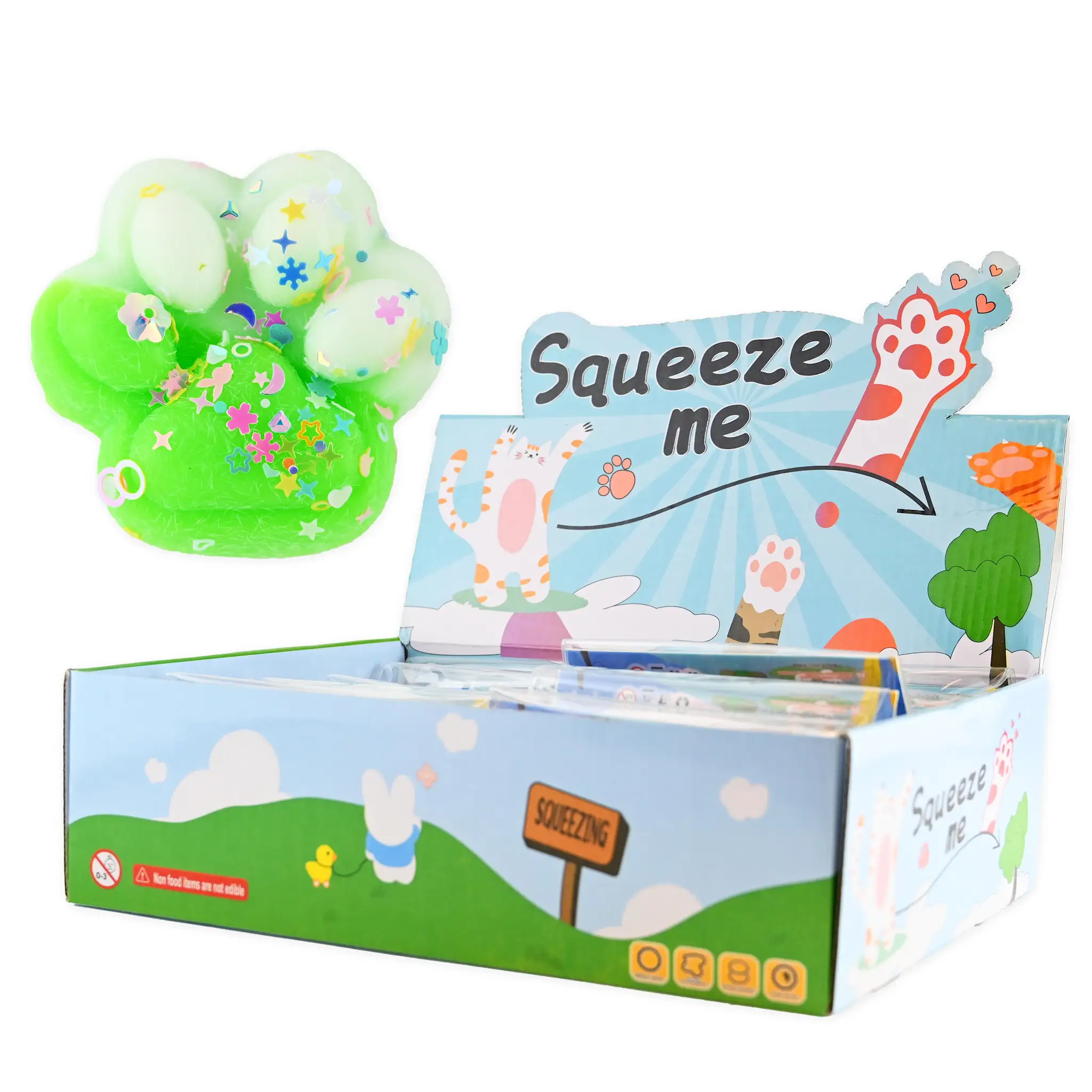 Squishy Cat Paw, 1 st  - Robetoy