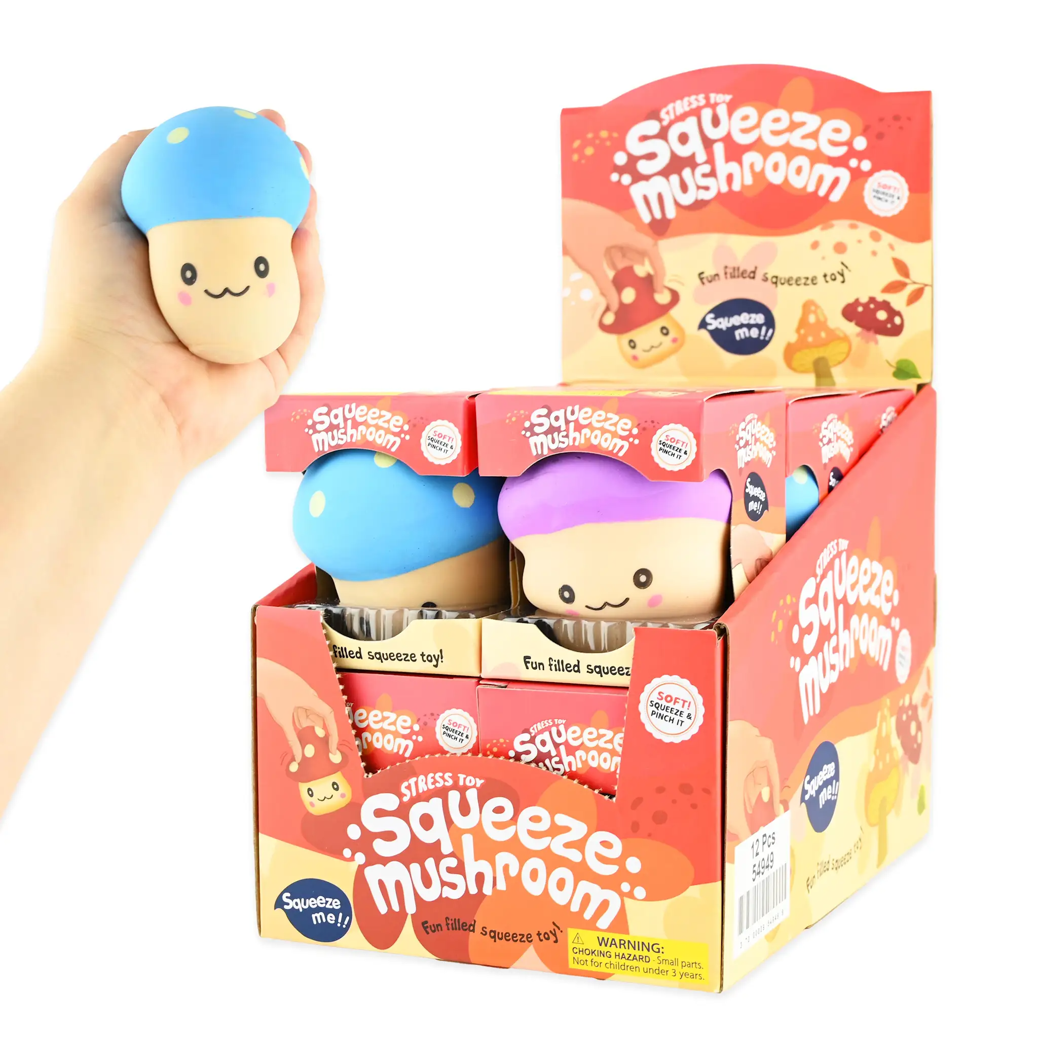 Squeeze Mushroom, 1 st - Robetoy