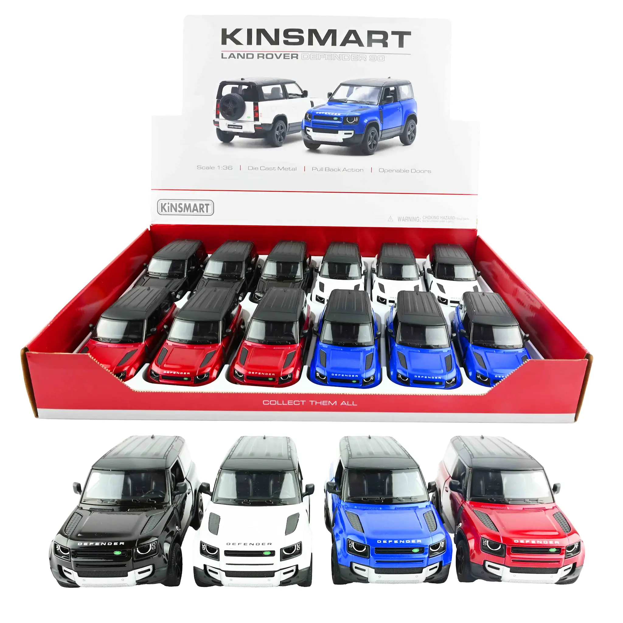 Leksaksbil Land Rover Defend, 1 st - Robetoy