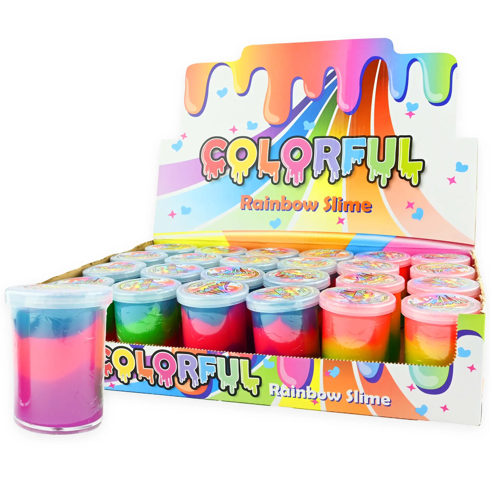 Neon Slime 10 cm, 1 st - Robetoy