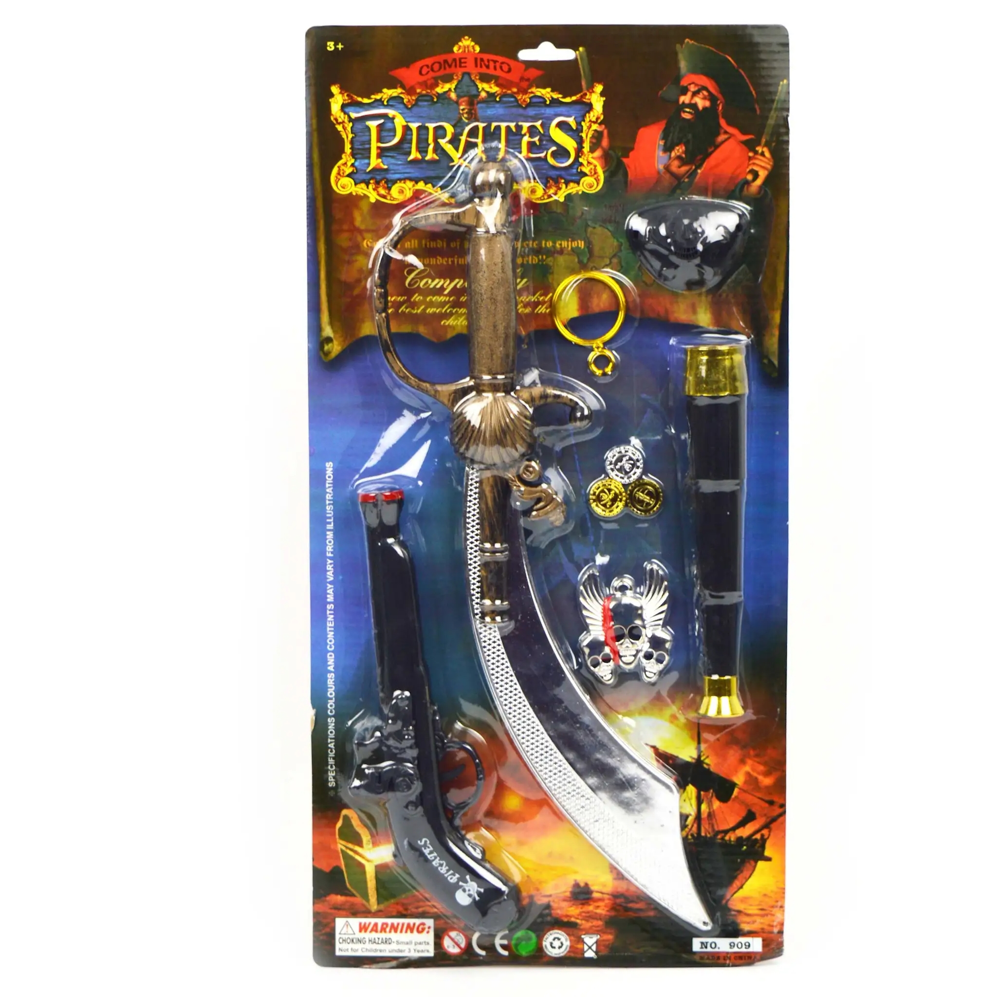 Piratset Knivar 10 Delar - Robetoy