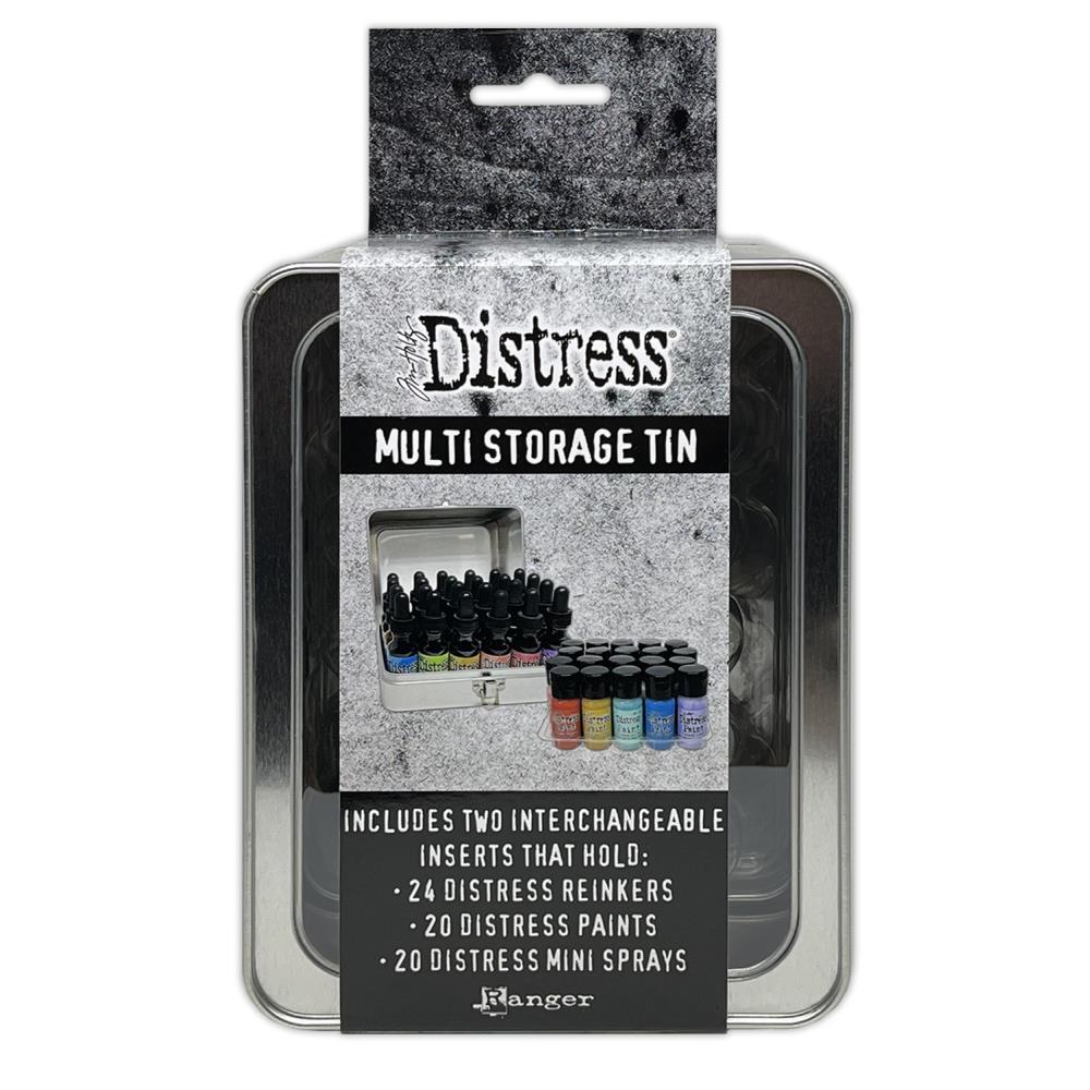 Tim Holtz/ Ranger - Distress Multi Storage Tin - Includes 2 Interchangeable Inserts 