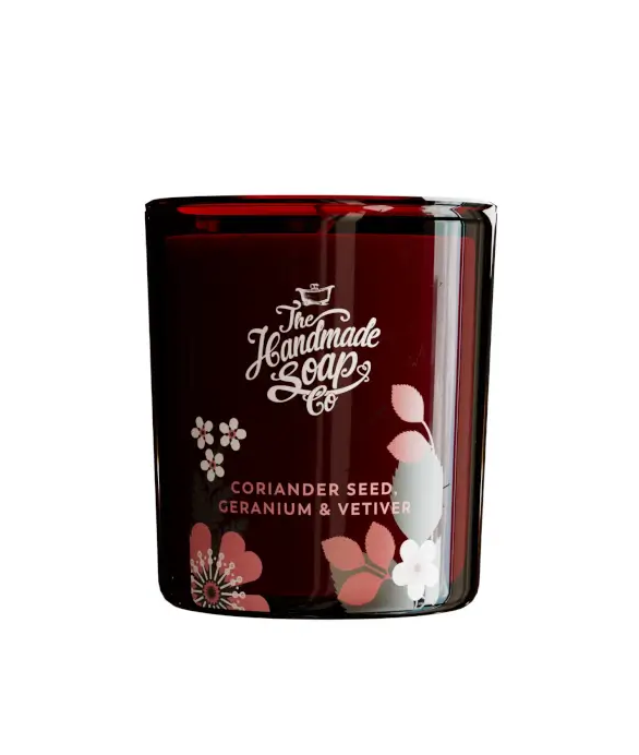 Doftljus Koriander, geranium & vetiver (vegansk)