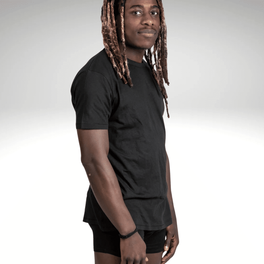 T-Shirt unisex Bambu svart Veniz Bamboo - 5