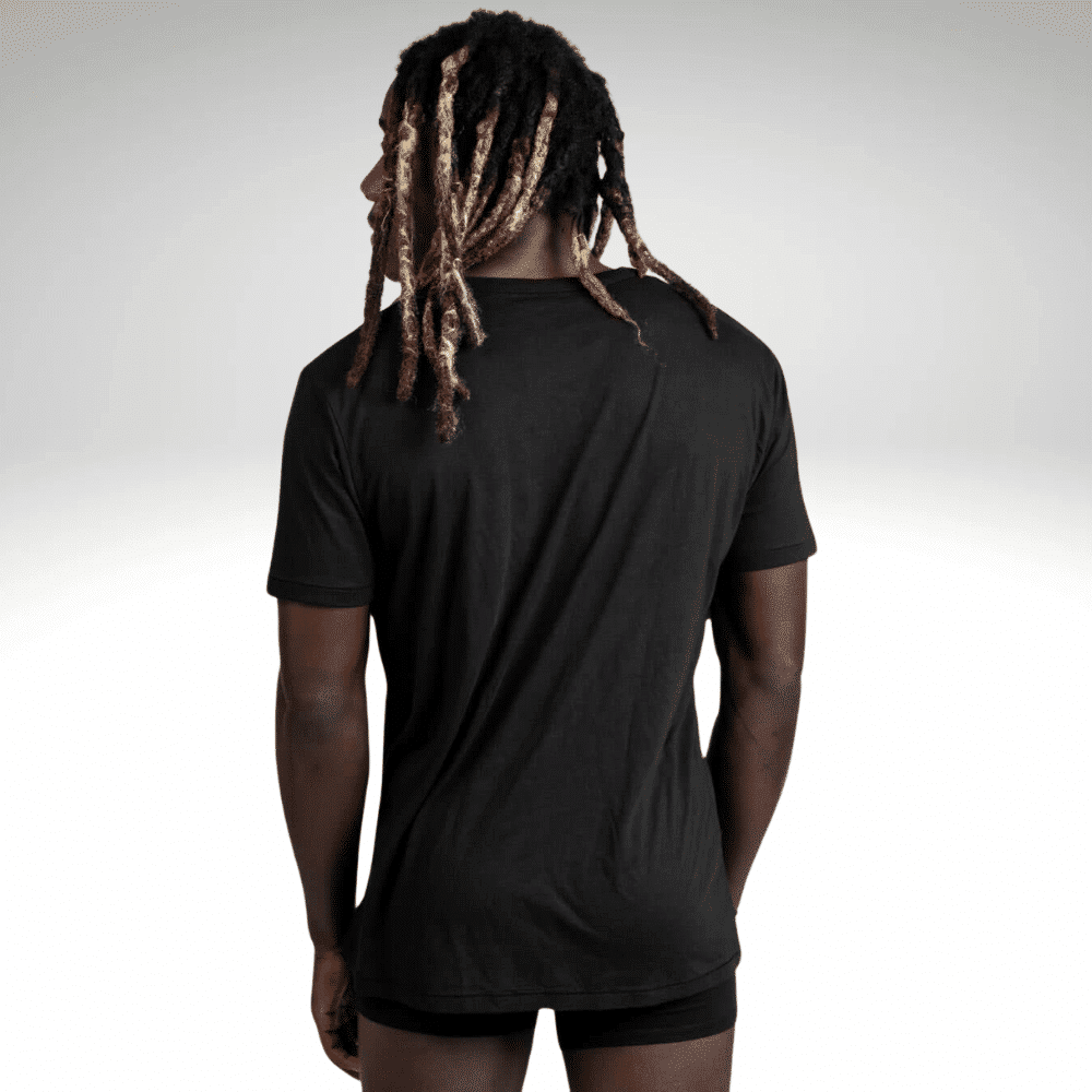 T-Shirt unisex Bambu svart Veniz Bamboo - 2