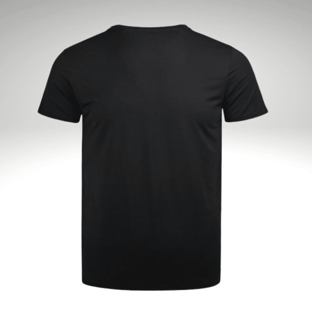T-Shirt unisex Bambu svart Veniz Bamboo - 4