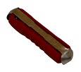 Porcelain fuse 16A Ø 6x25 mm, red