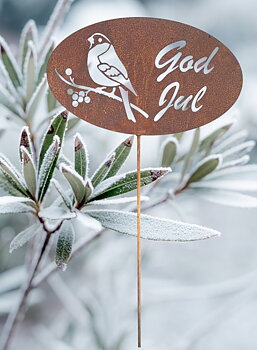 Domherre God Jul på pinne/8 ST PER FÖRP