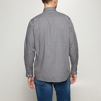 Signal - Sten Print Shirt - Shadow Grey 