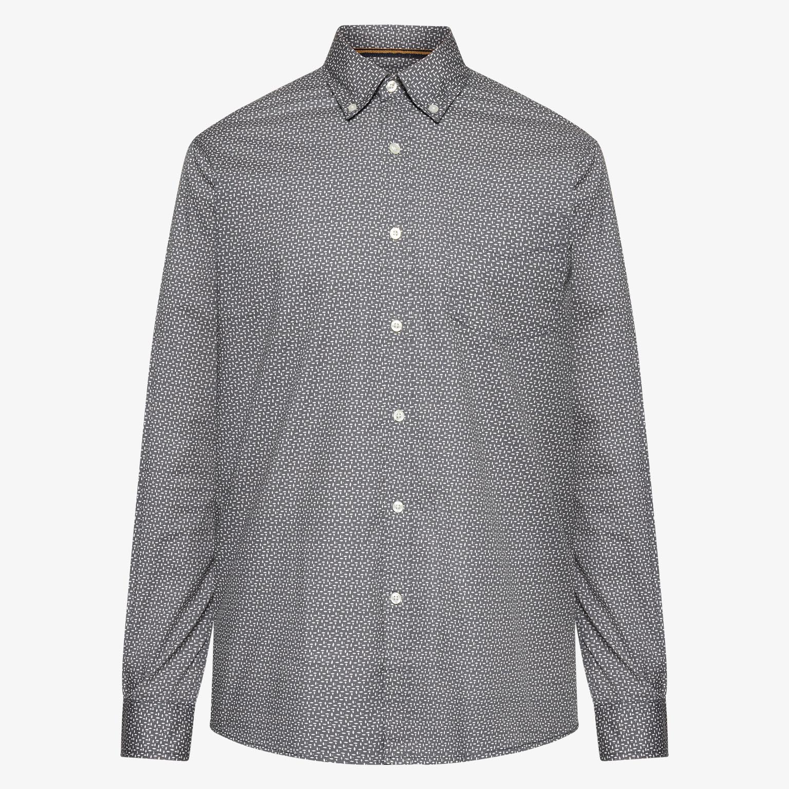 Signal - Sten Print Shirt - Shadow Grey  - 4
