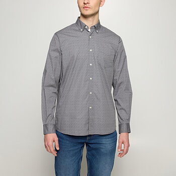Signal - Sten Print Shirt - Shadow Grey 