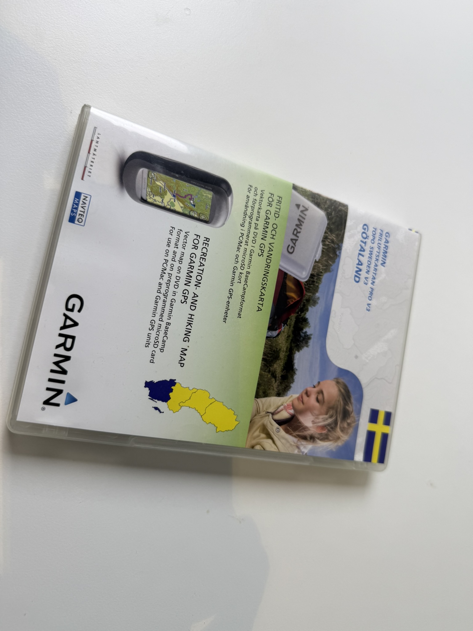 Original Garmin Friluftskartan Pro V3 Götaland (DVD) (VMB*)